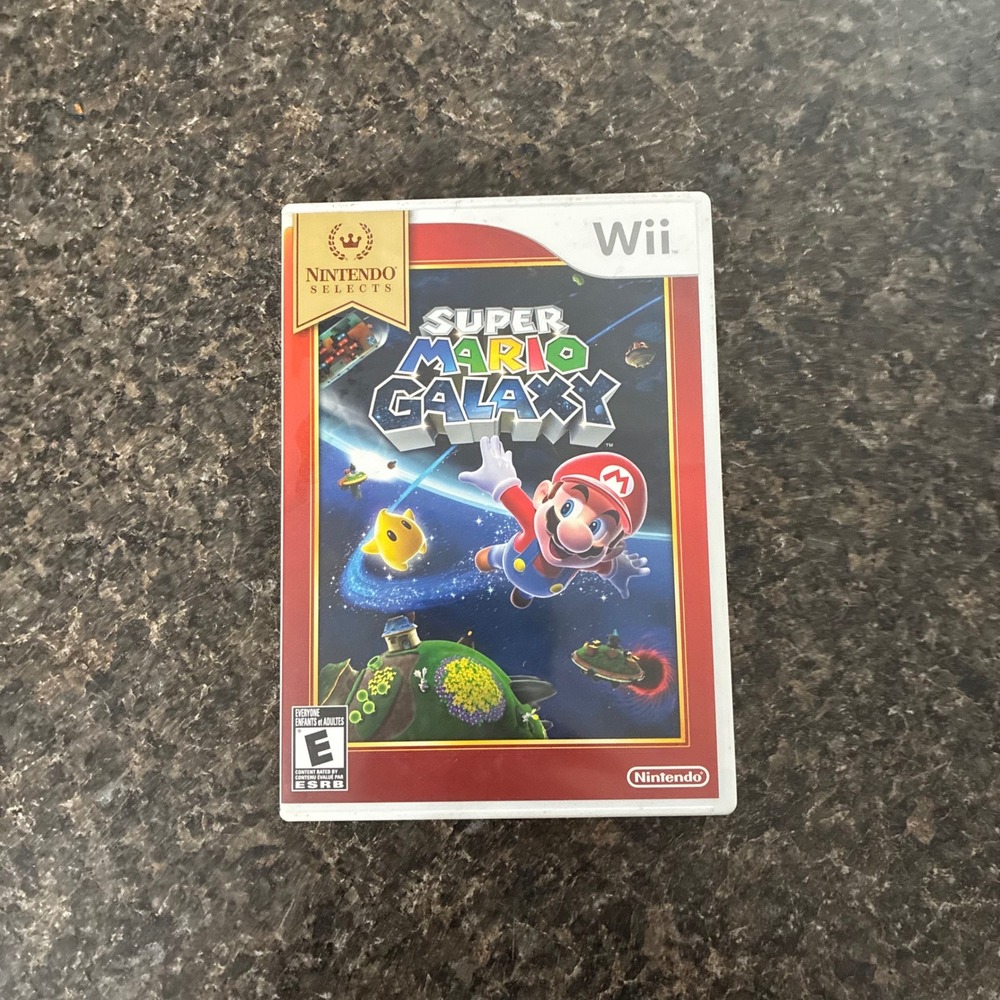 Super Mario Galaxy Nintendo Wii Nintendo Selects CIB RVL P RMG1 US2